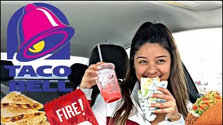 Trying all NEW food items at Taco Bell!