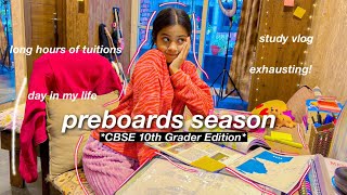 *Preboards Season*: Tuitions, Assignments, day in the life! CBSE 10th Grader Edition 📚