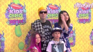 Travis Barker Arrives At Nickelodeons 2014 Kids Choice Awards