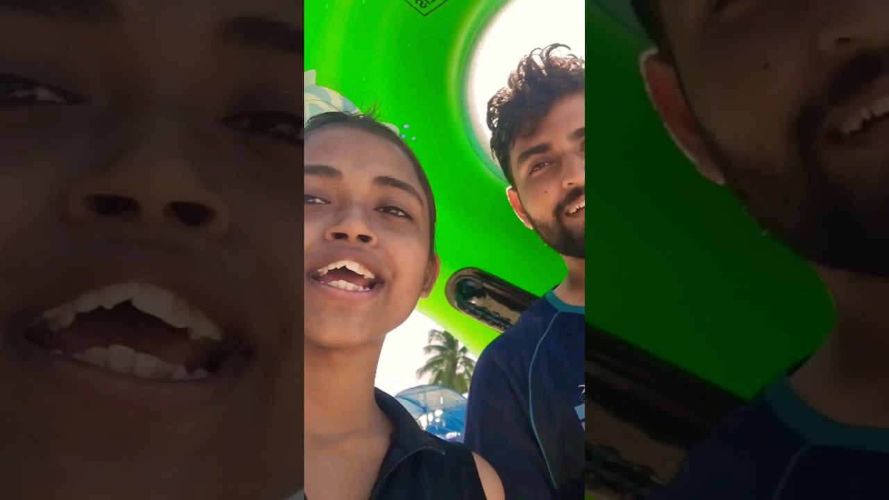 TORNADO FUNNEL NICCO PARK , WET O WILD , WATER SLIDES SHORTS 