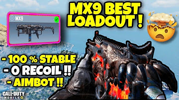 Mx9 best loadout ! 0 recoil + aimbot (Br & Mp) | EP.9 #codm #codmobile #callofdutymobile