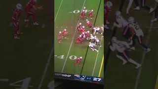 Fourth and three the game is on the line for Colt McCoy