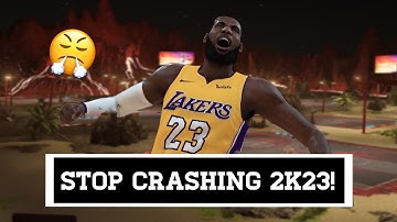 How to Fix NBA 2K23 from CRASHING on PS5