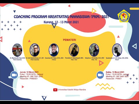 Coaching Proposal Program Kreativitas Mahasiswa (PKM) 2021 Hari 2