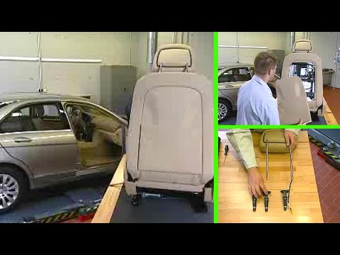 Mercedes Benz C Klasse Rückstellung Kopfstütze nach