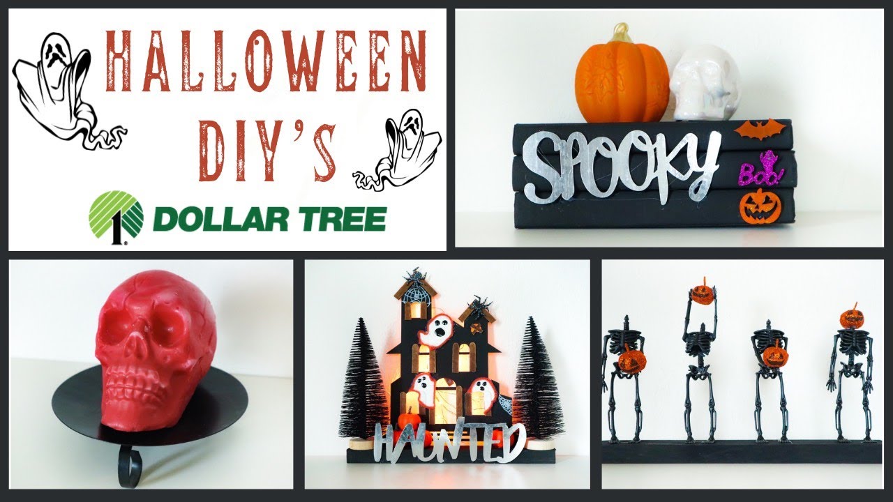 Dollar Tree Halloween DIY's 2021 - YouTube