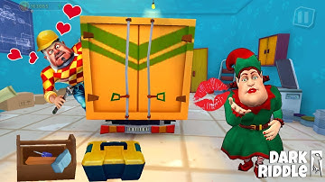 Dark riddle CHAPTER 4 Updater  ( Mod Skin SANTASELF ) Game play Gangming Horror ;part 8