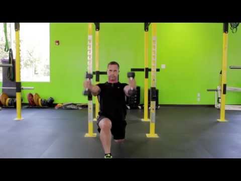 Reverse Lunge with Front Raise