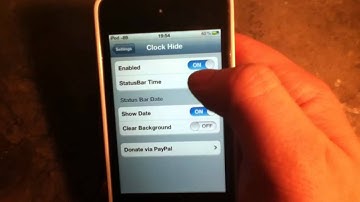 Cydia Tweaks Ep 4 (Lockscreen Clock Hide.