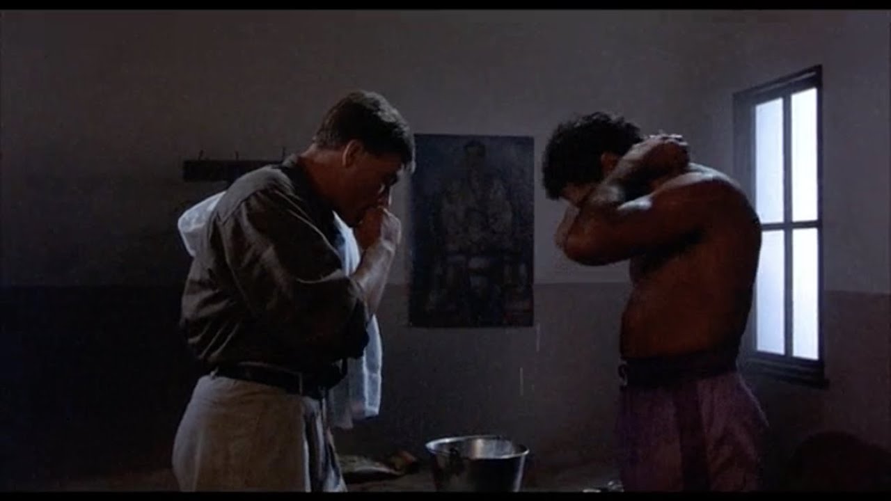 Download Kickboxer 1989. Kurt discourages Eric from fighting Tong Po.