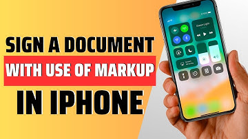 how to sign a document with use of markup in iphone - full guide