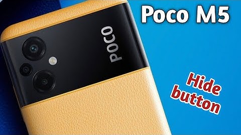 How To Hide Button, How To Hide Back Button In Poco M5 , Navigation Button Setting In Poco M5
