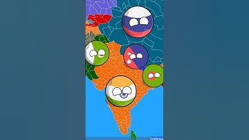 Russia Attacked All Asian Countries Vs Pakistan India Bangladesh #countryballs #nutshellcountries