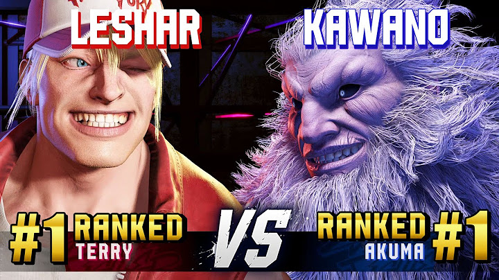 SF6 ▰ LESHAR (#1 Ranked Terry) vs KAWANO (#1 Ranked Akuma) ▰ High Level Gameplay