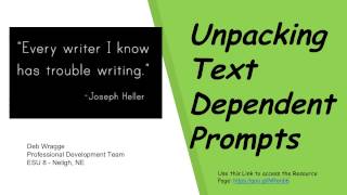 Unpacking Text Dependent Prompts