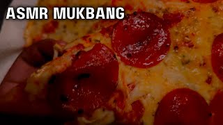 ASMR 3X PEPPERONI | CHEESE | SAUSAGE XL PIZZA SLICES MUKBANG EATING SOUNDS
