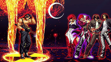 [KOF Mugen] Nuclear Ralf Vs Kyo Kusanagi, Iori Yagami Team