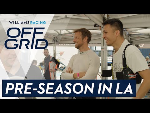 Williams: Off Grid | Jenson Button & Alex Albon in LA | Williams Racing