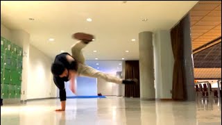 Bboy Daimaru Powermove Practice  2021/01/14 【ブレイクダンス】