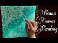 Henna Canvas Painting