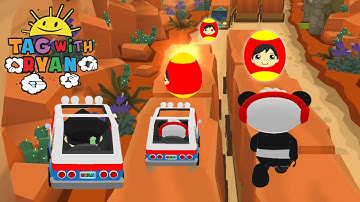 Tag with Ryan Egg Surprise Reverse | All Funny Moments Of Combo Panda | U-PLAY