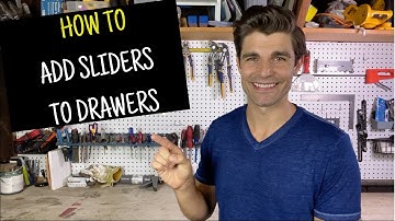 Add Sliders to Old Drawers Without Replacing the Box - Money Saving Hack