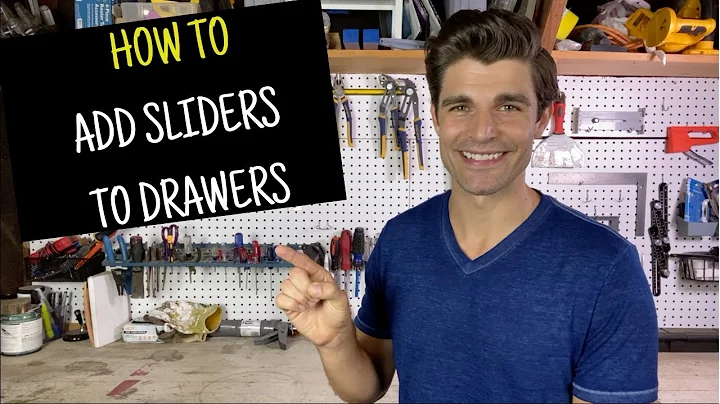 Add Sliders to Old Drawers Without Replacing the Box - Money Saving Hack