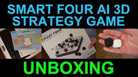 Smart Four AI Strategy Electronic 3D Board Game UNBOXING Video