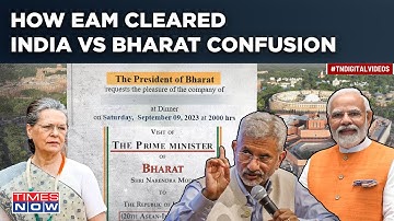 Jaishankar Responds To ‘Bharat Or India’ Debate| Modi Minister Says This As Opposition Cries Foul