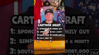 The Cartoon Draft!! Who Won The Draft?? #shorts #cartoons #draft #spongebob #cartoonnetwork #shows