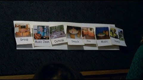 Teaching Strategies - Using a Visual Schedule With Preschoolers