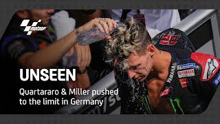 Quartararo & Miller pushed to the limit in Germany | 2022 #GermanGP UNSEEN