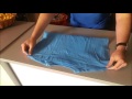 איך לקפל חולצה ב- 6 טכניקות בקלות ובמהירות