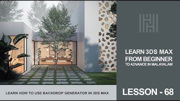 3Ds Max Tutorial Lesson 68 / Learn How To Use Backdrop Generator In 3Ds MAX