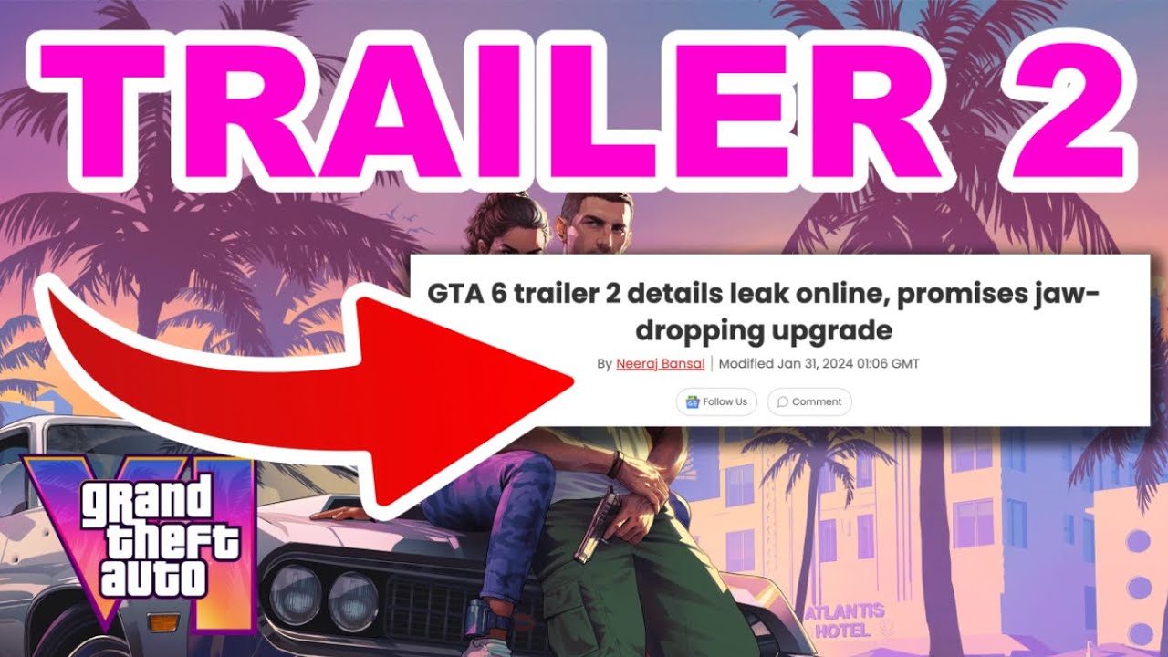 GTA VI Trailer 2 Leak YouTube 