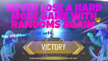 WIN *HARD MODE* WITH RANDOMS, THE ULTIMATE GUIDE for SOLO-players.