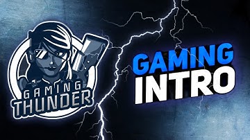 Intro Of My Gaming Channel 🎞️|| Gaming Thunder