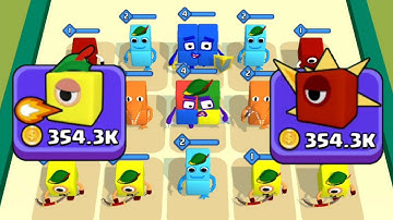 Merge Cube Number: Color Block Part 1 | NumberBlocks 1, 2, 3, 4, 5, 6, 7, 8, 9,0