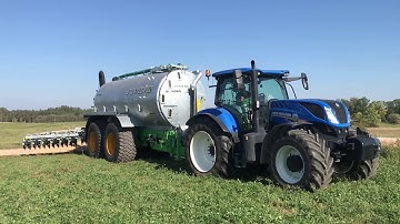 Joskin Quadra 20000TS ar SoloDISC 7740/36SDH disku inžektoru uzsāk savas darba gaitas