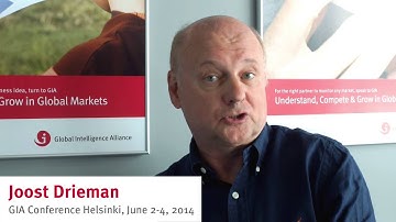 Joost Drieman, M-Brain Conference Helsinki, June 2-4, 2014  (previously GIA Conference)