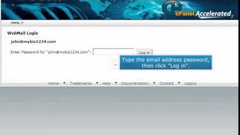 How to access Webmail in cPanel