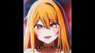 I'M Sixteen Now!! ~ Ruby X Aqua Edit! | Oshi No Ko Season 3 Episode 11
