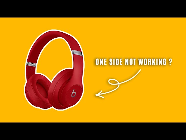 How to fix Beats Solo headphone only one side working (bluetooth)