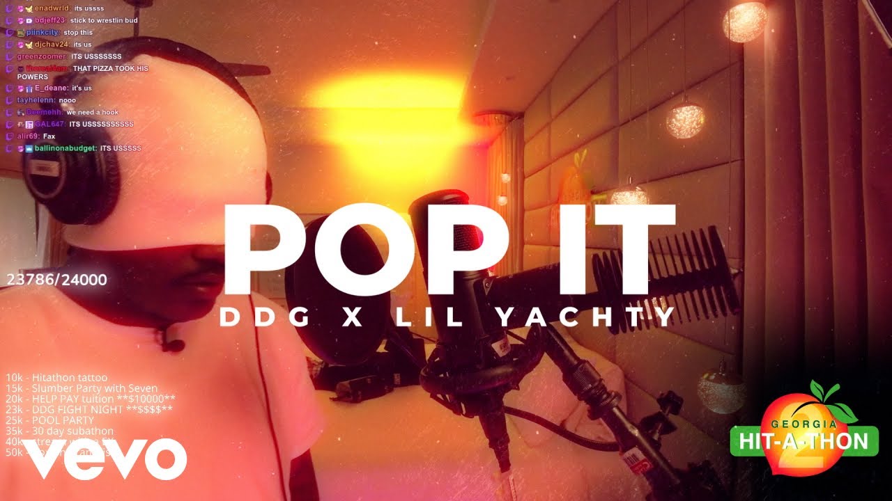 Video artwork: DDG, Lil Yachty - POP IT (Official Visualizer)