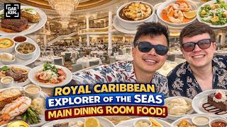 5 Nights of Royal Caribbean  Main Dining Room on Explorer of the Seas [4K]