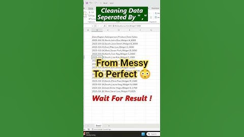 Excel Data Cleaning Magic! ✨ The Result Will Shock You 😱 #excel #exceltips #exceltricks