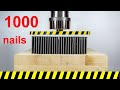 500 TONS HYDRAULIC PRESS VS 1000 NAILS