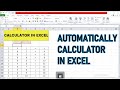 How to make Calculator in excel|without VBA Code|