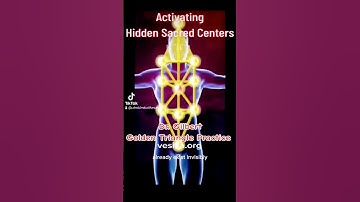 Activate hidden energy centers/ Gold Triangle Practice #shorts #sacredgeometry #holistichealing
