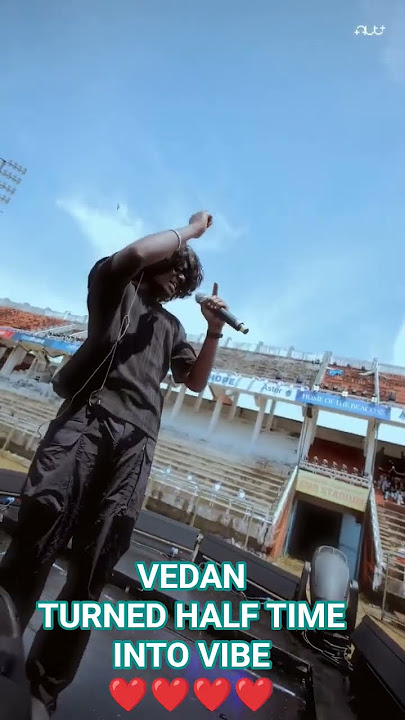 Vedans enthu kali panthu kali song made the half time different and fresh in KSL. #vedan#vedatoday🖤